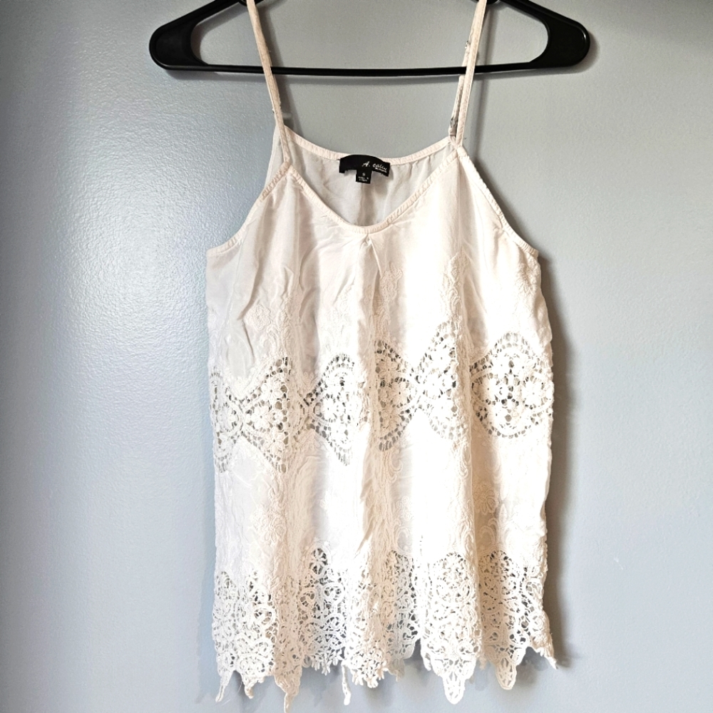 Lacy Tank Top, (S)